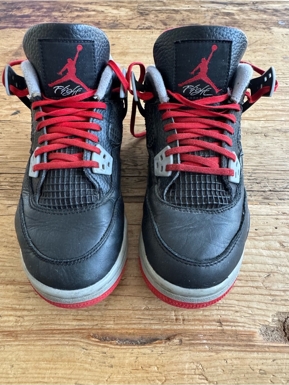 Nike Air Jordon 4 “Bred Reimagined” Black/Cement and Red